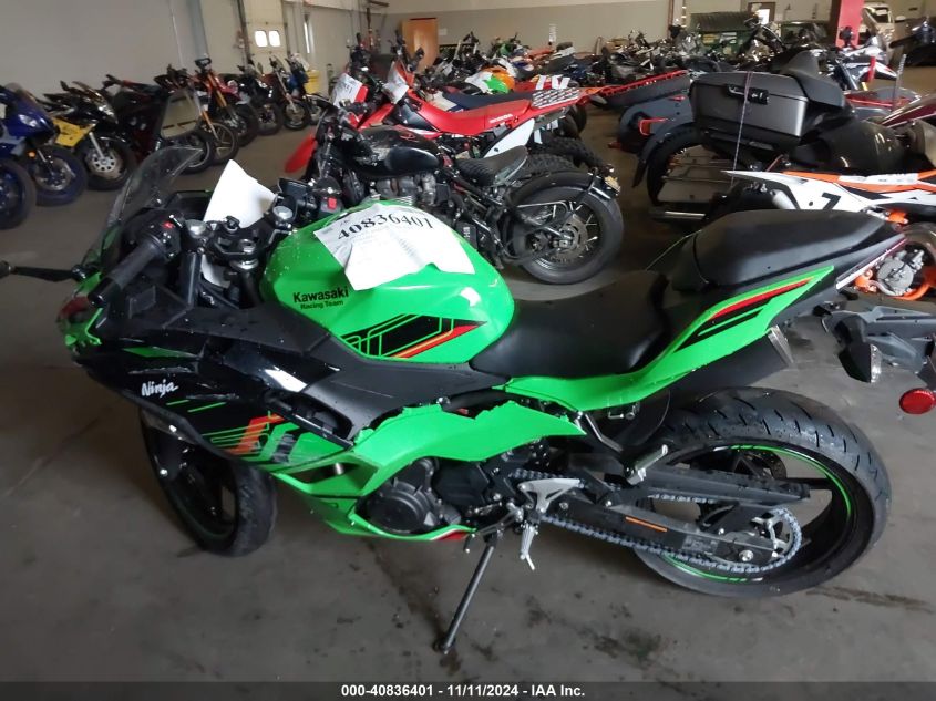 2024 Kawasaki Ex500 H VIN: ML5EXGH17RDA01270 Lot: 40836401