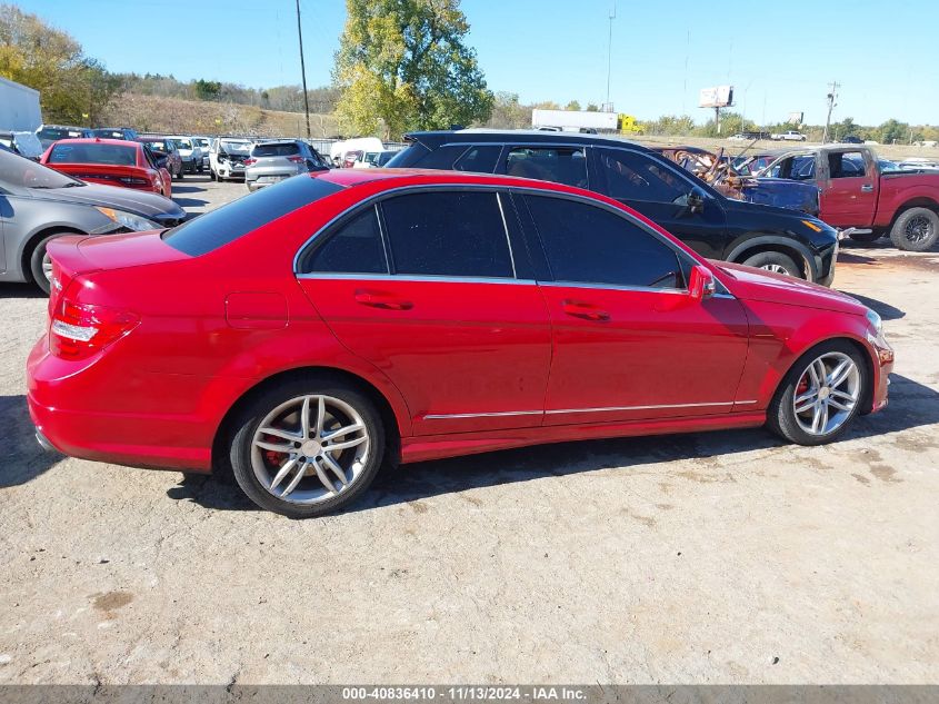 2013 Mercedes-Benz C 300 Luxury 4Matic/Sport 4Matic VIN: WDDGF8AB2DR284203 Lot: 40836410