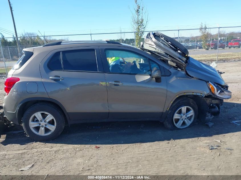 2021 Chevrolet Trax Awd Lt VIN: KL7CJPSB4MB339238 Lot: 40836414