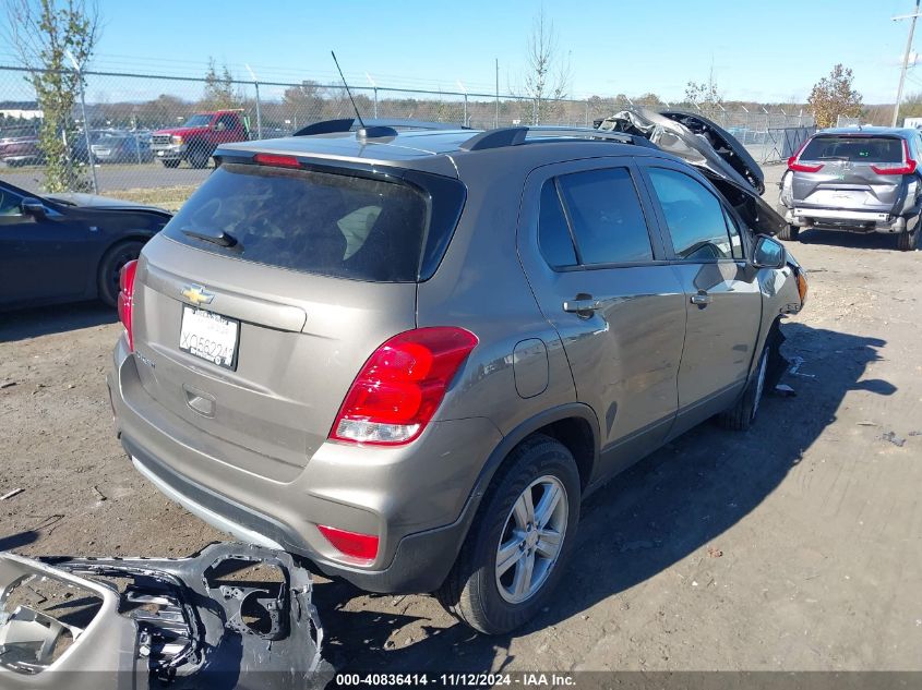 2021 Chevrolet Trax Awd Lt VIN: KL7CJPSB4MB339238 Lot: 40836414