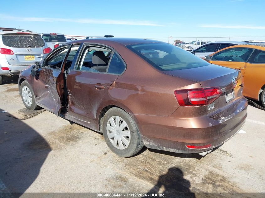 2016 Volkswagen Jetta 1.4T S VIN: 3VW267AJ5GM405380 Lot: 40836441