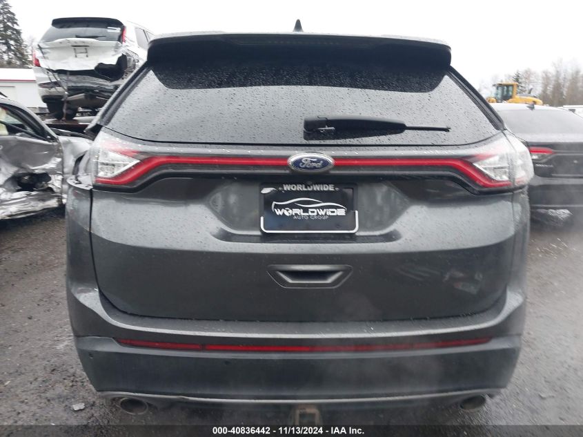 2017 Ford Edge Sel VIN: 2FMPK4J83HBB11474 Lot: 40836442