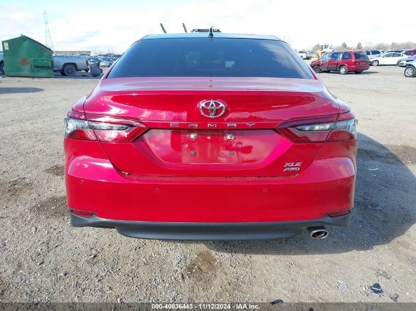 2023 Toyota Camry Xle Awd VIN: 4T1F11BK9PU095622 Lot: 40836443