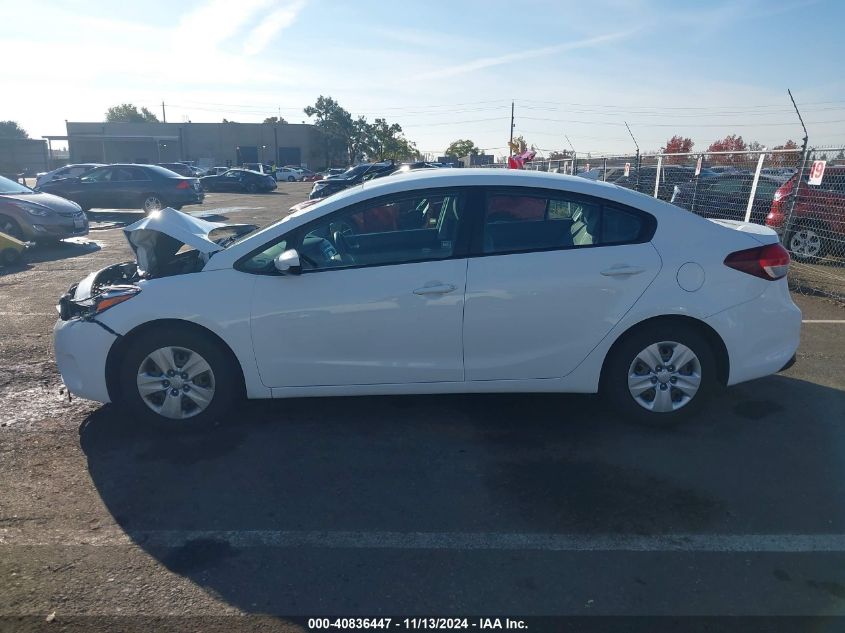 2018 Kia Forte Lx VIN: 3KPFK4A74JE281056 Lot: 40836447