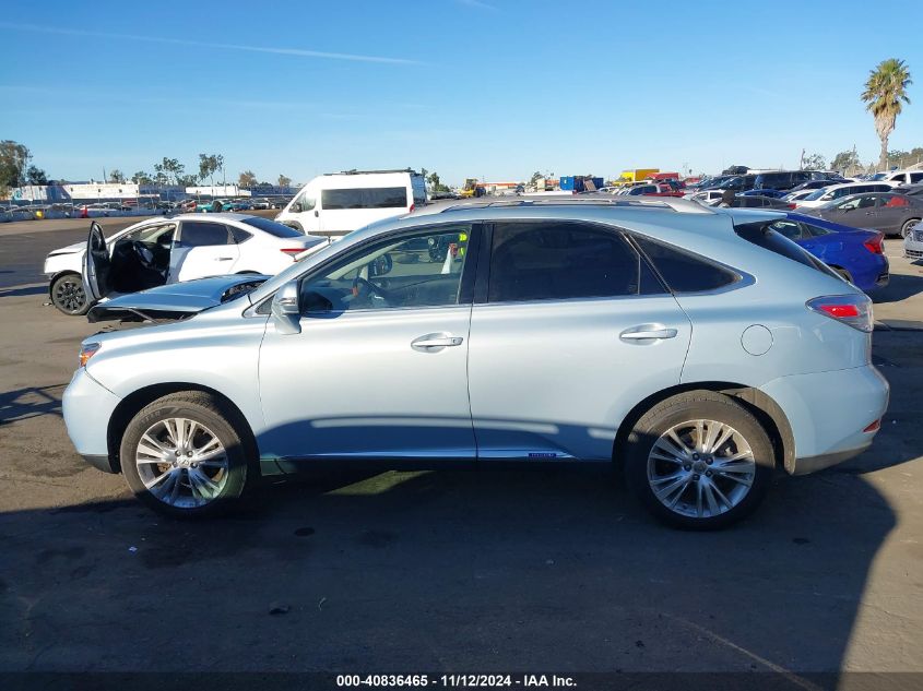 2010 Lexus Rx 450H VIN: JTJBC1BA6A2408694 Lot: 40836465