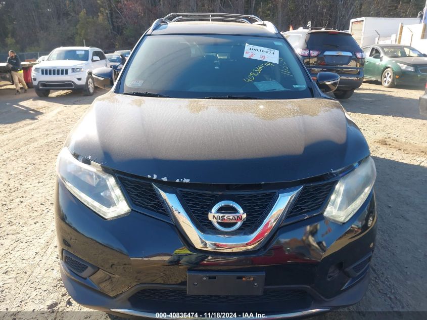 2015 Nissan Rogue Sv VIN: KNMAT2MV0FP530742 Lot: 40836474