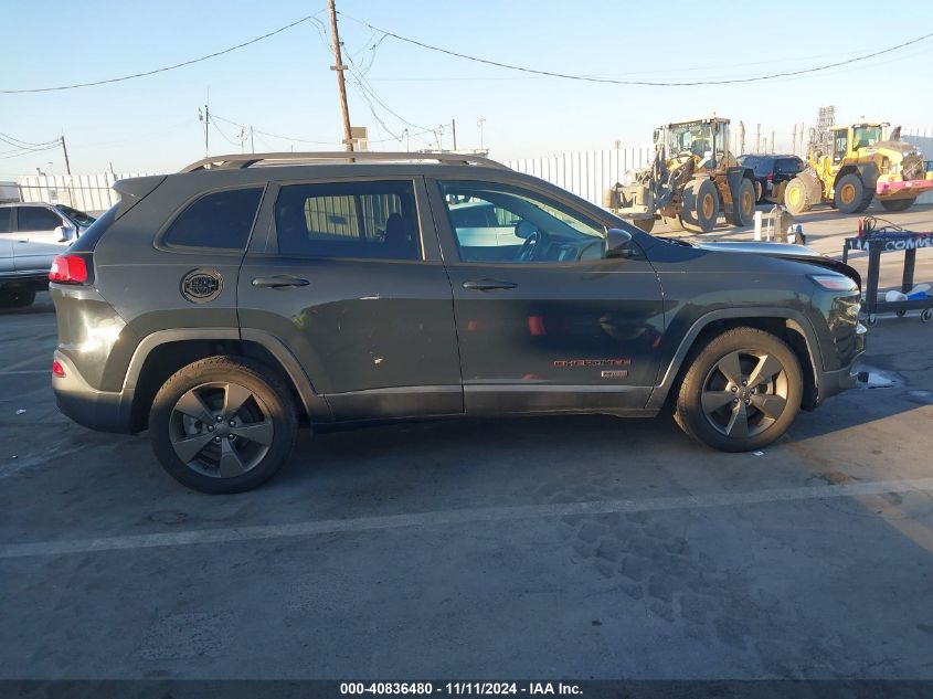 2016 Jeep Cherokee 75Th Anniversary VIN: 1C4PJLCB7GW291257 Lot: 40836480