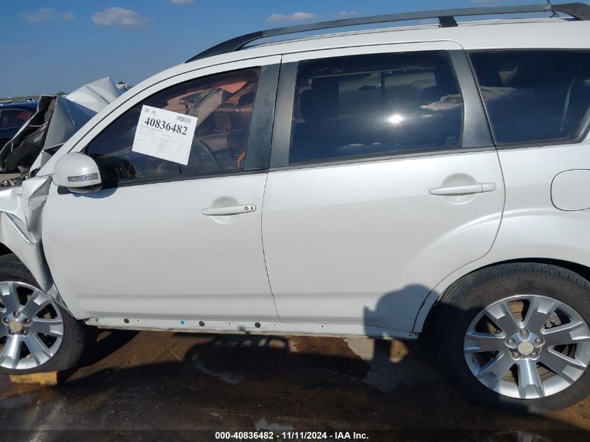 2012 Mitsubishi Outlander Se VIN: JA4AS3AW6CU013099 Lot: 40836482