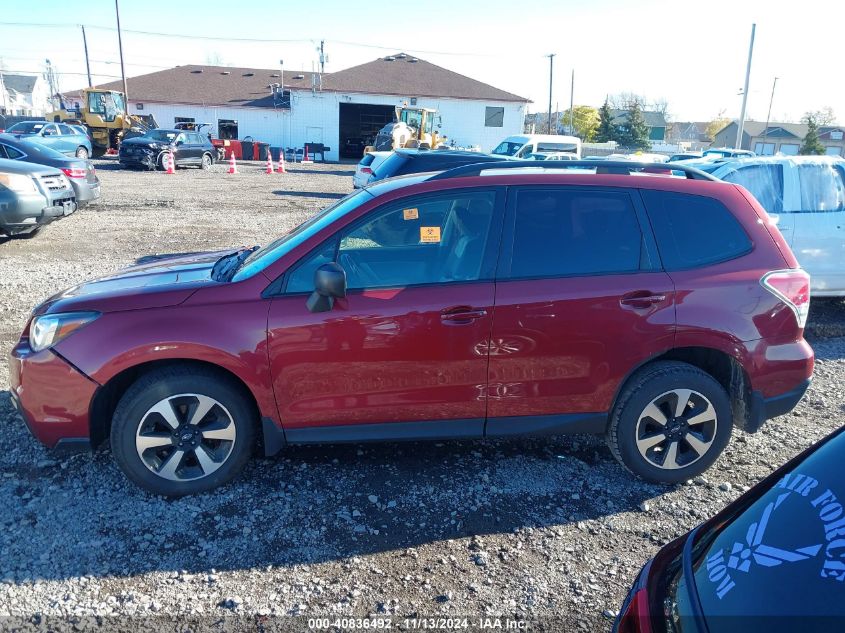 2018 Subaru Forester 2.5I VIN: JF2SJABC3JH440494 Lot: 40836492