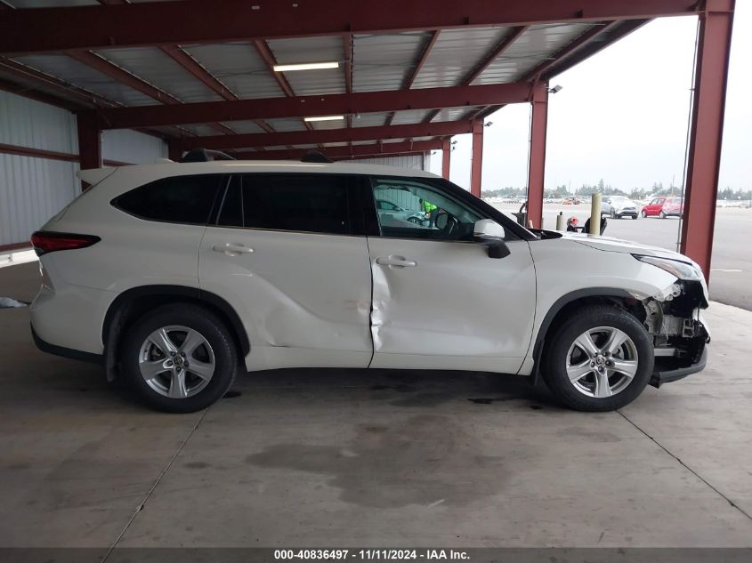 2021 Toyota Highlander Le VIN: 5TDBZRBH5MS537410 Lot: 40836497