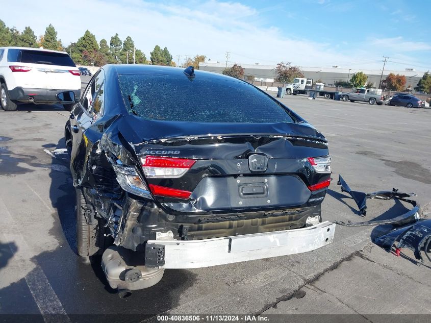 2018 HONDA ACCORD VIN: 1HGCV1F30JA068771
