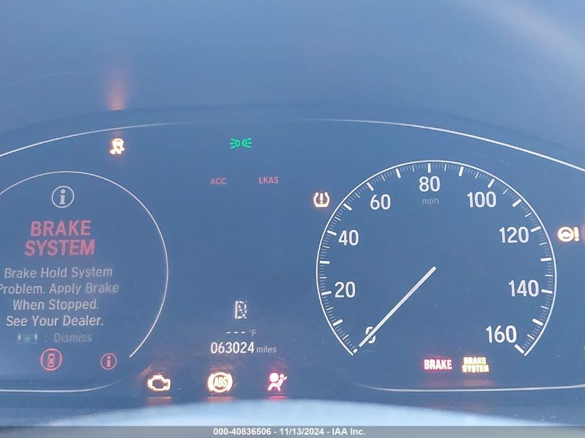 2018 HONDA ACCORD VIN: 1HGCV1F30JA068771