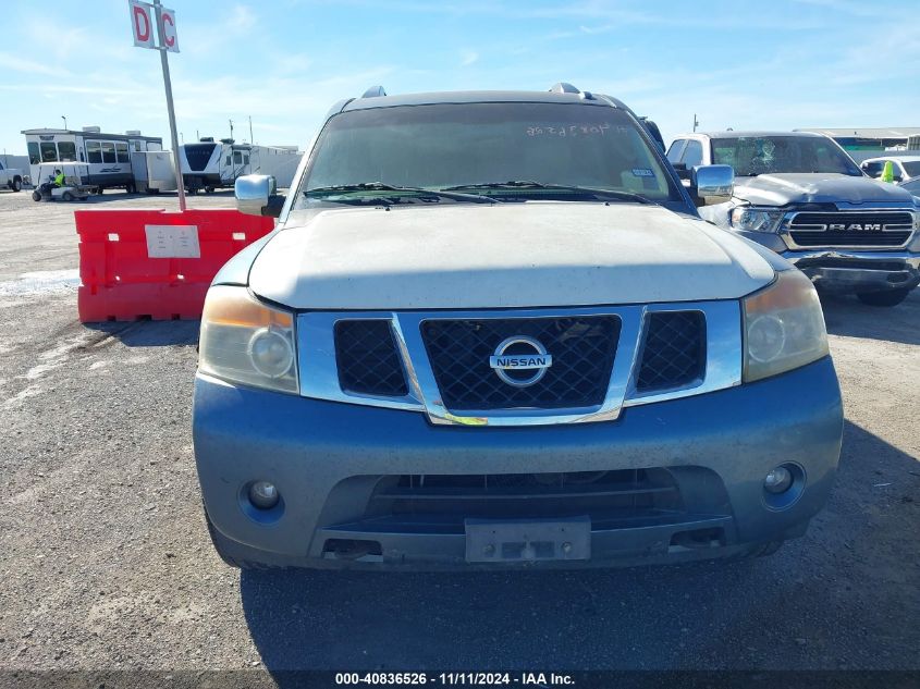 2010 Nissan Armada Titanium VIN: 5N1BA0ND9AN620508 Lot: 40836526