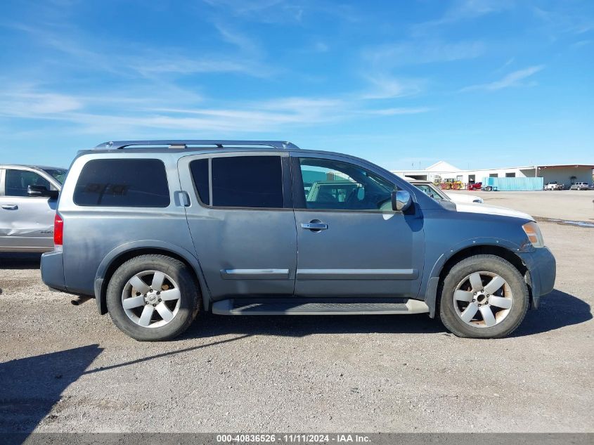 2010 Nissan Armada Titanium VIN: 5N1BA0ND9AN620508 Lot: 40836526