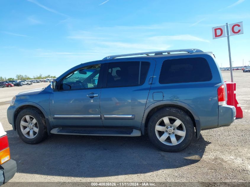 2010 Nissan Armada Titanium VIN: 5N1BA0ND9AN620508 Lot: 40836526