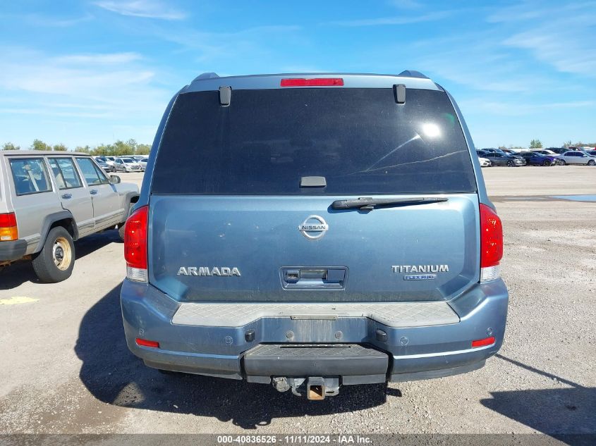 2010 Nissan Armada Titanium VIN: 5N1BA0ND9AN620508 Lot: 40836526