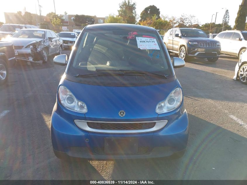 2008 Smart Fortwo Passion/Pure VIN: WMEEJ31X28K090477 Lot: 40836539