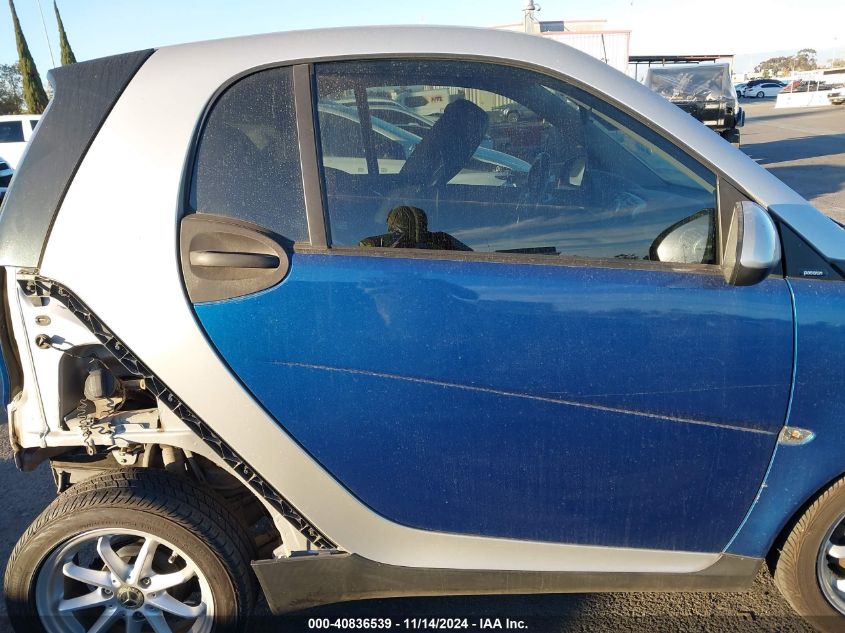 2008 Smart Fortwo Passion/Pure VIN: WMEEJ31X28K090477 Lot: 40836539