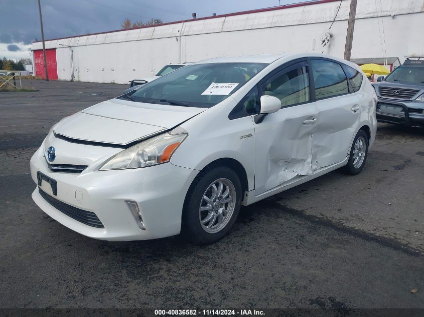 VIN JTDZN3EU8D3278588 2013 Toyota Prius, V Three no.2