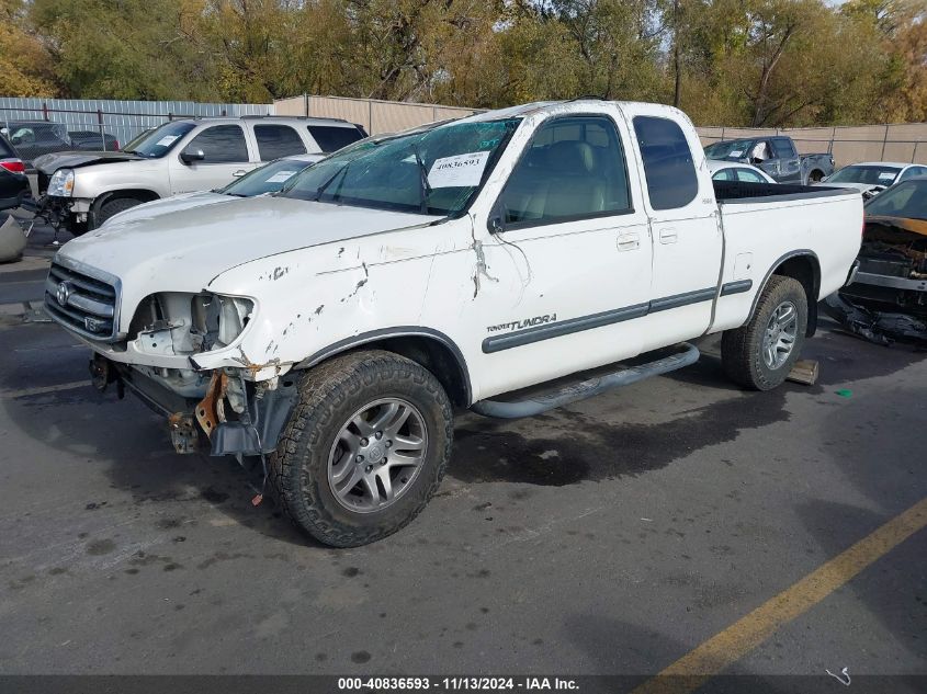 2001 Toyota Tundra Sr5 V8 VIN: 5TBBT44151S145553 Lot: 40836593