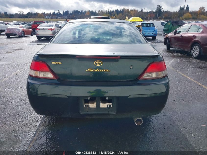 1999 Toyota Camry Solara Sle VIN: 2T1CF28P4XC235199 Lot: 40836643