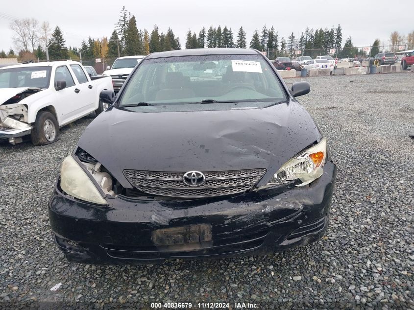 2004 Toyota Camry Le VIN: JTDBE32K140263744 Lot: 40836679