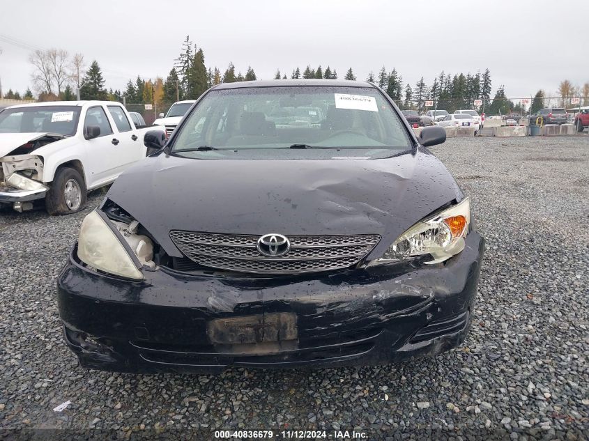 2004 Toyota Camry Le VIN: JTDBE32K140263744 Lot: 40836679