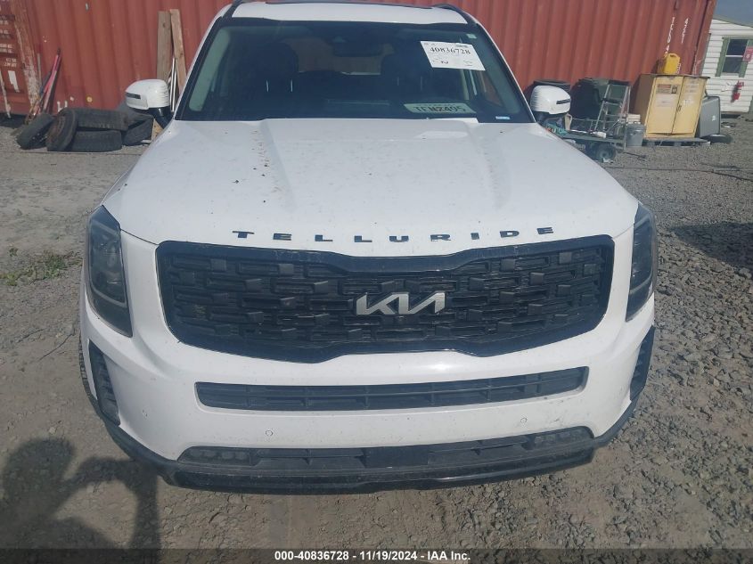 2022 Kia Telluride Sx VIN: 5XYP5DHCXNG272353 Lot: 40836728