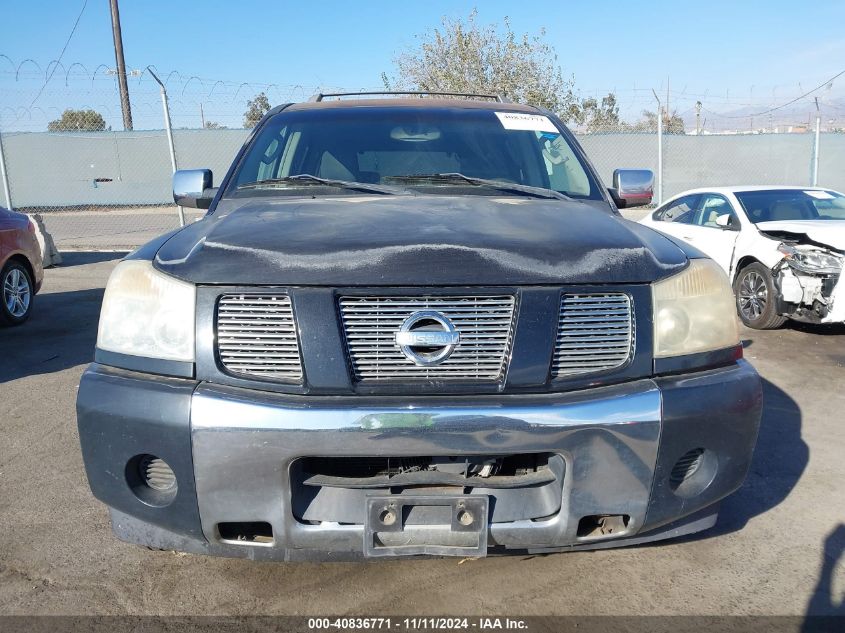 2004 Nissan Pathfinder Armada Se VIN: 5N1AA08A54N729677 Lot: 40836771