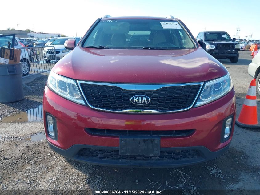 2014 Kia Sorento Lx VIN: 5XYKT4A69EG457952 Lot: 40836784