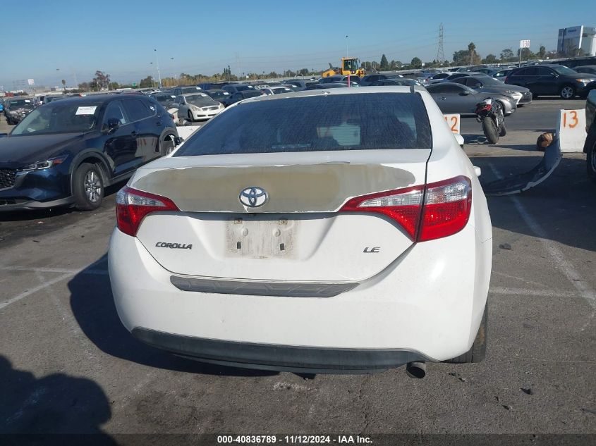 2014 Toyota Corolla Le Plus VIN: 5YFBURHE6EP010546 Lot: 40836789