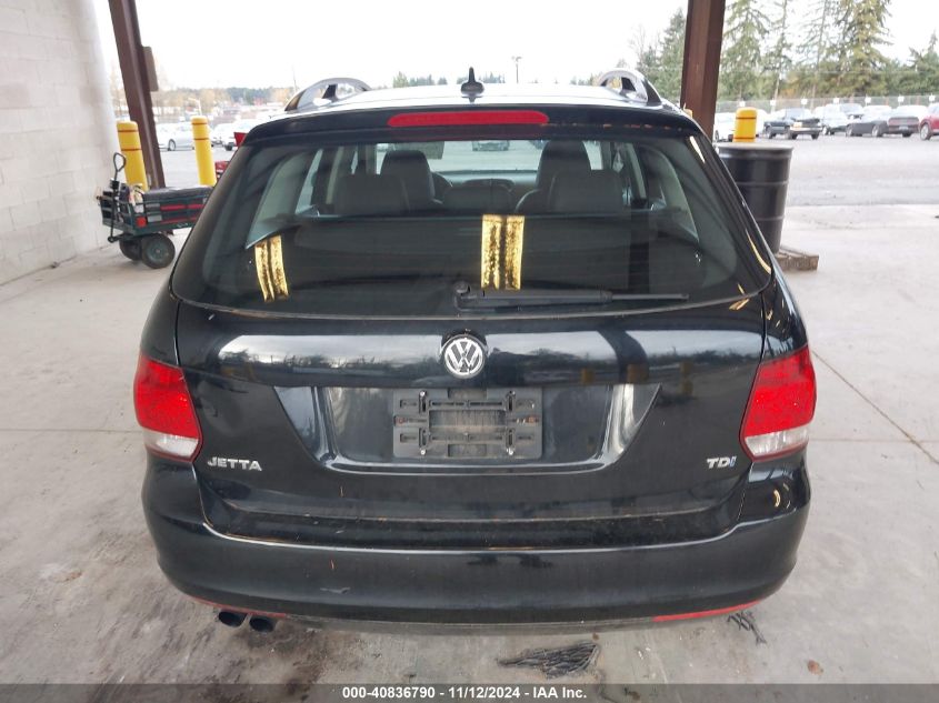 2012 Volkswagen Jetta Sportwagen 2.0L Tdi VIN: 3VWPL7AJ5CM609184 Lot: 40836790