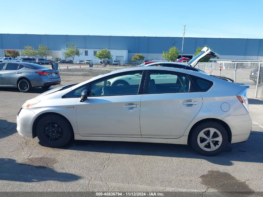 2013 Toyota Prius Two VIN: JTDKN3DU7D1721960 Lot: 40836794