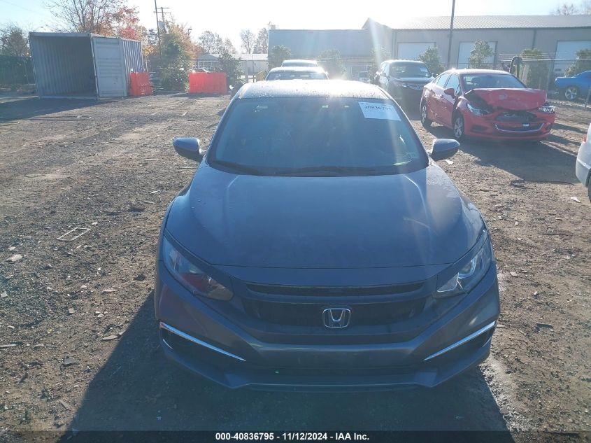 2020 Honda Civic Lx VIN: 19XFC2F66LE001402 Lot: 40836795