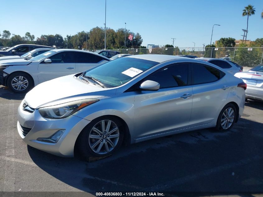 2015 Hyundai Elantra Se VIN: 5NPDH4AE5FH575914 Lot: 40836803