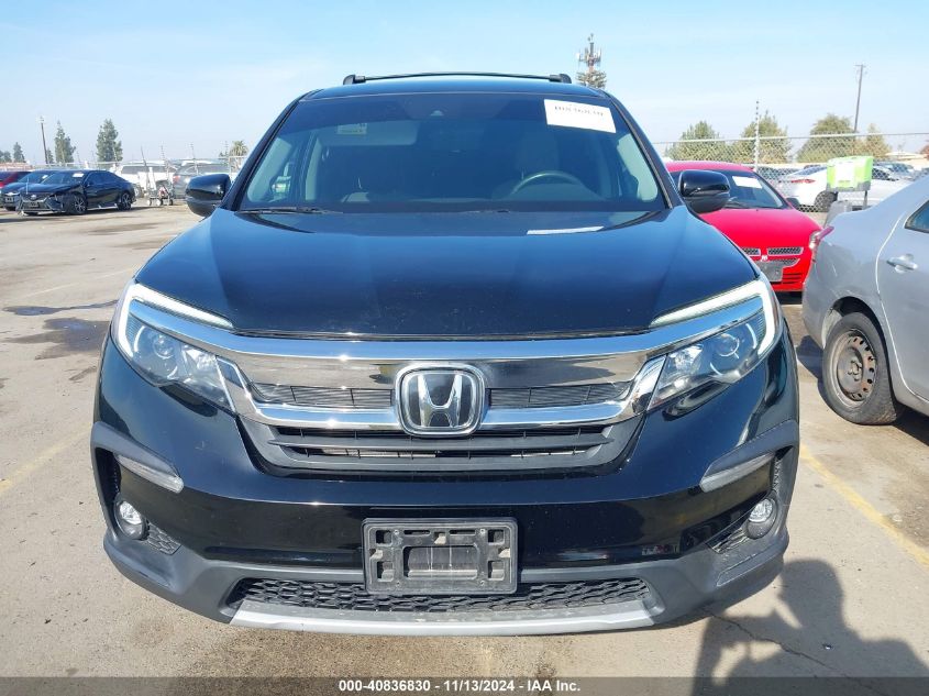 2019 Honda Pilot Ex VIN: 5FNYF5H35KB040625 Lot: 40836830