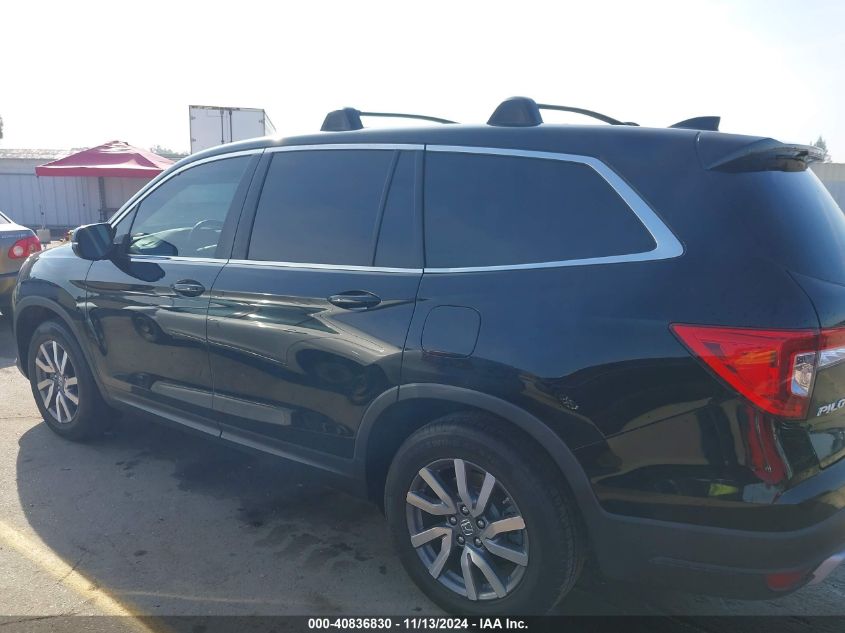 2019 Honda Pilot Ex VIN: 5FNYF5H35KB040625 Lot: 40836830