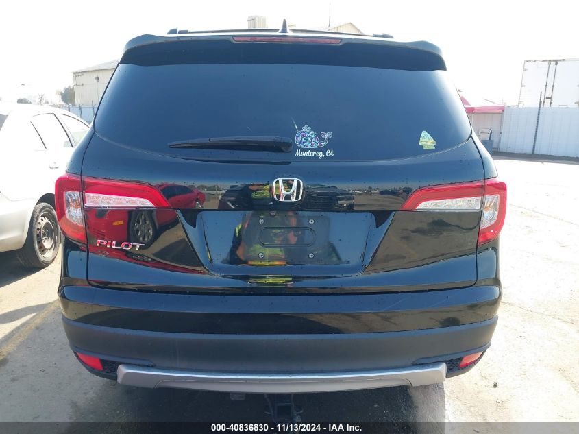 2019 Honda Pilot Ex VIN: 5FNYF5H35KB040625 Lot: 40836830