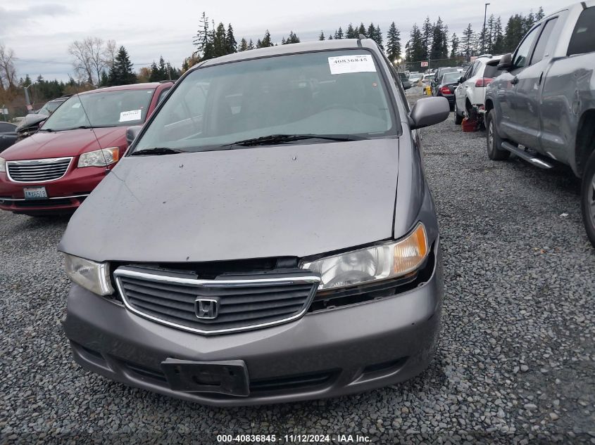 2000 Honda Odyssey Ex VIN: 2HKRL186XYH502266 Lot: 40836845