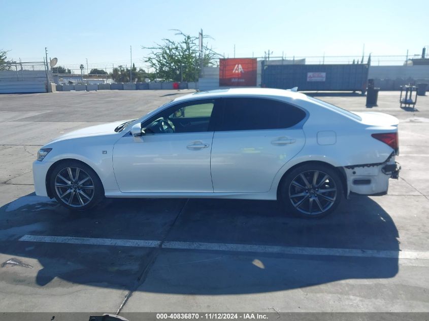 2013 Lexus Gs 350 VIN: JTHBE1BL0D5005990 Lot: 40836870