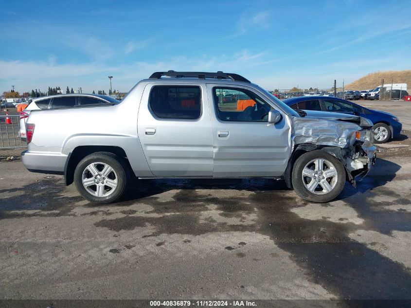 2012 Honda Ridgeline Rtl VIN: 5FPYK1F58CB453530 Lot: 40836879