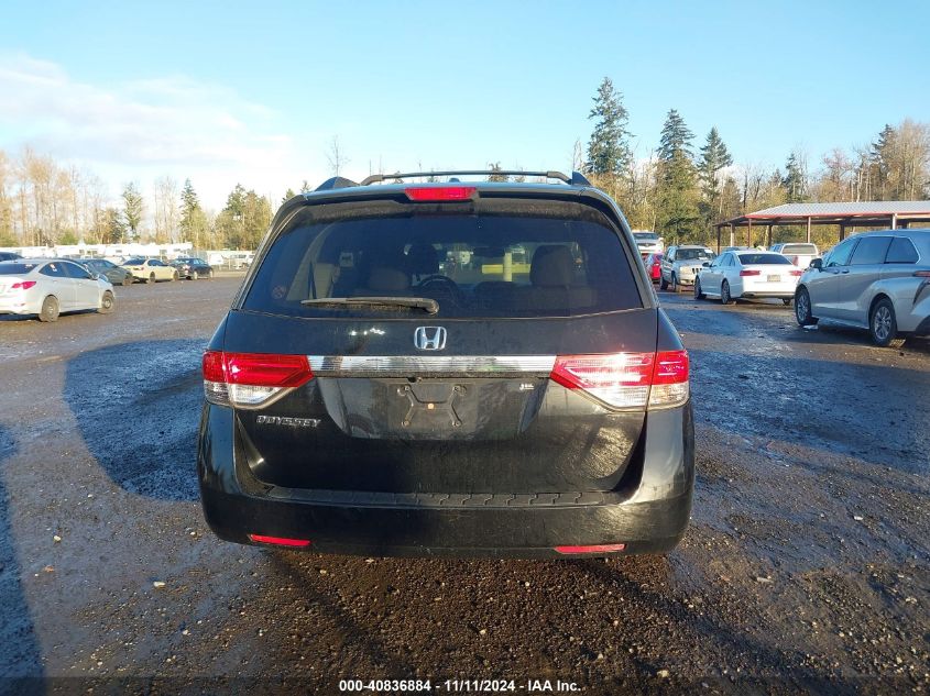 2016 Honda Odyssey Ex-L VIN: 5FNRL5H65GB077110 Lot: 40836884