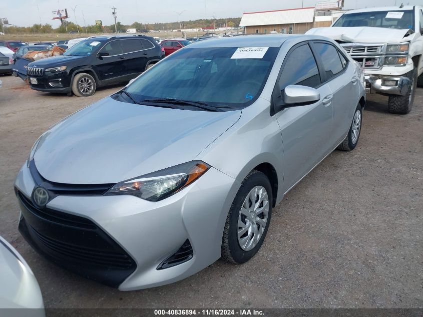 2019 Toyota Corolla Le VIN: 5YFBURHE0KP876545 Lot: 40836894