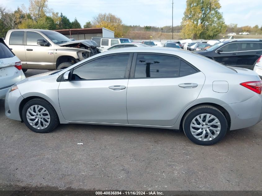 2019 Toyota Corolla Le VIN: 5YFBURHE0KP876545 Lot: 40836894