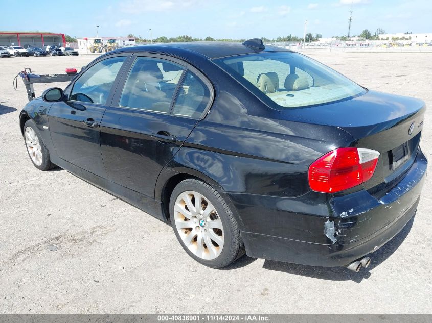 2007 BMW 328Xi VIN: WBAVC93557KX61644 Lot: 40836901