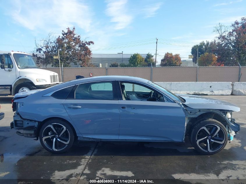 2021 Honda Accord Sport Special Edition VIN: 1HGCV1F47MA104808 Lot: 40836903