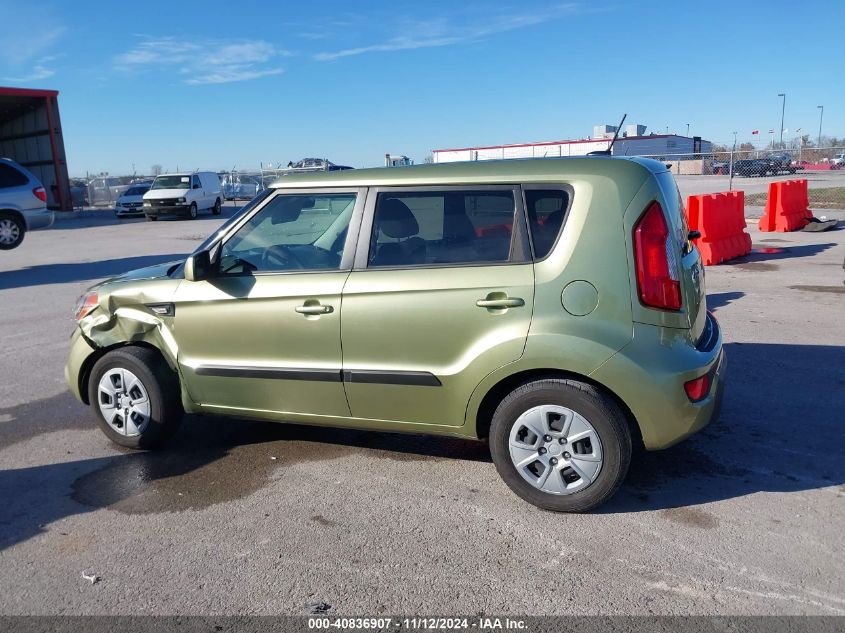 2012 Kia Soul VIN: KNDJT2A56C7476072 Lot: 40836907