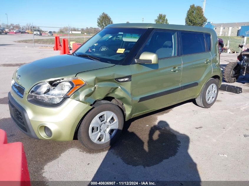 2012 Kia Soul VIN: KNDJT2A56C7476072 Lot: 40836907