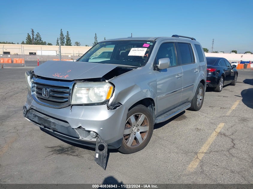 Vin: 5fnyf3h91db001347, lot: 41326545, honda pilot touring 20132
