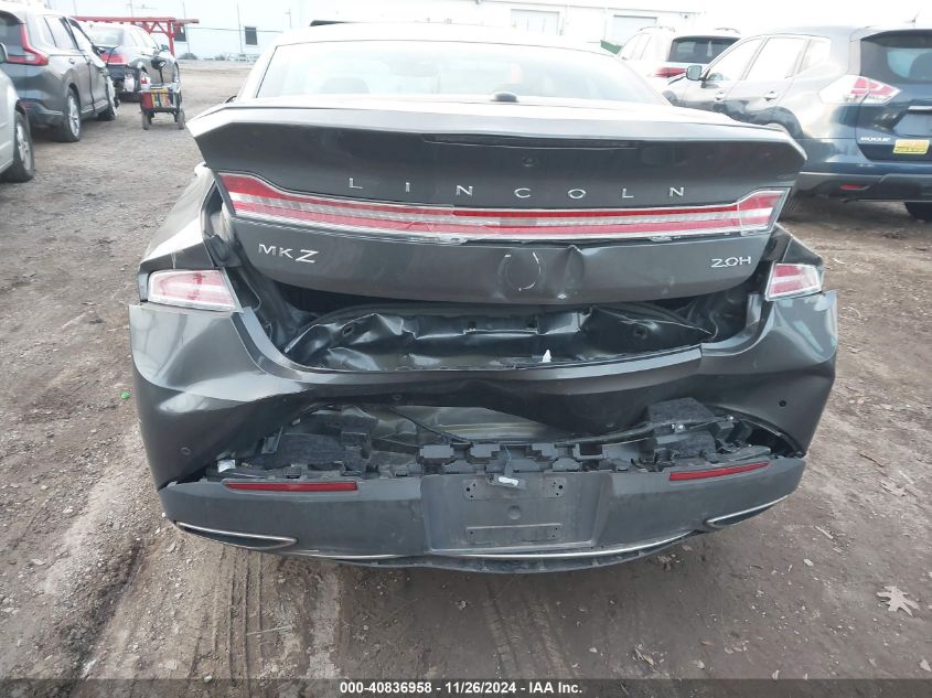 VIN 3LN6L5KU1HR634018 2017 Lincoln Mkz Hybrid, Prem... no.6